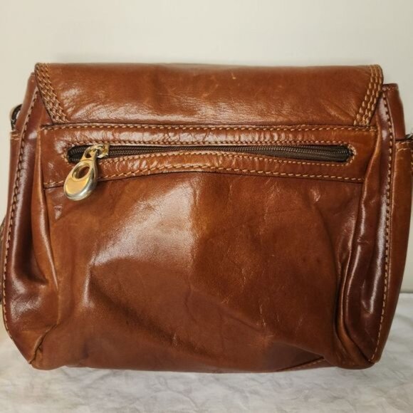 Engs Burg VTG 70s leather shoulder purse - Picture 7 of 15